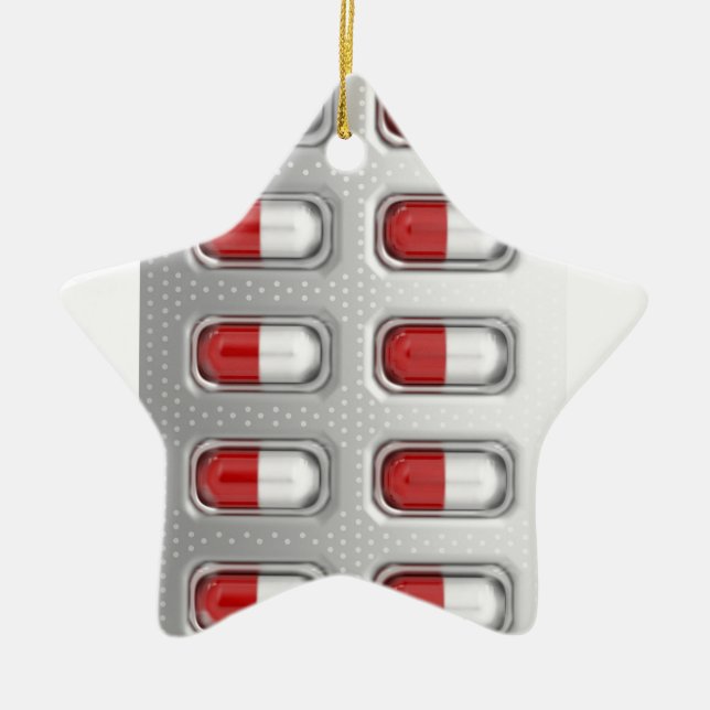 Adorno De Cerámica Cápsulas en paquete de ampolla (Frente)