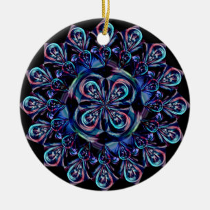 Adorno De Cerámica Capucha azul