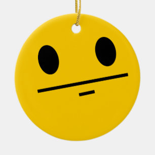 Adorno De Cerámica Cara de la cara de póker