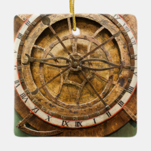 Adorno De Cerámica Cara de reloj antiguo, Alemania