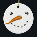ADORNO DE CERÁMICA CARA DE SNOWMAN<br><div class="desc">CARA DE SNOWMAN</div>