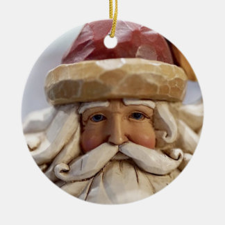 Adorno De Cerámica Cara Santa tallada