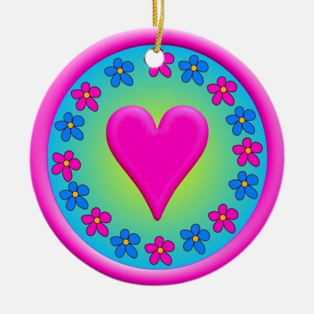 Adorno De Cerámica Carácter (Frente)