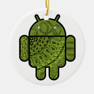 Adorno De Cerámica Carácter Pancho Doodle para el robot Android™