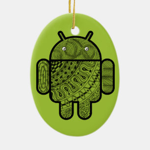Adorno De Cerámica Carácter Pancho Doodle para robot Android™