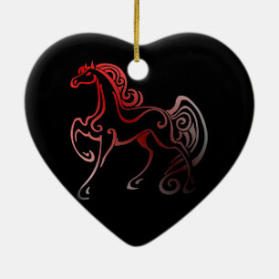 Adorno De Cerámica Caras de caballo