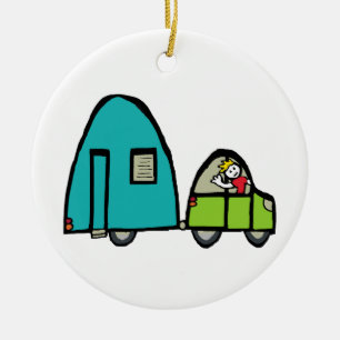 Adorno De Cerámica Caravana
