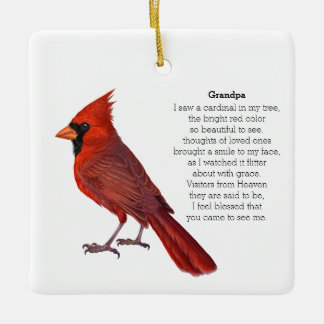 Adorno De Cerámica Cardenal ornamental personalizado