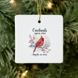 Adorno De Cerámica Cardenales Festivos