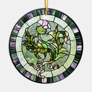 Adorno De Cerámica Cardo escocés