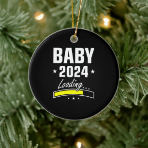 Adorno De Cerámica Carga de Baby 2024