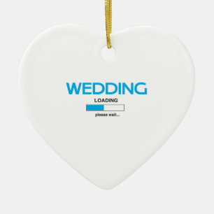 Adorno De Cerámica Cargamento de la boda