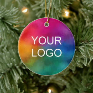 Adorno De Cerámica Cargar el logotipo de su propia empresa comercial 