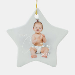 Adorno De Cerámica Cargar la foto primera Navidad