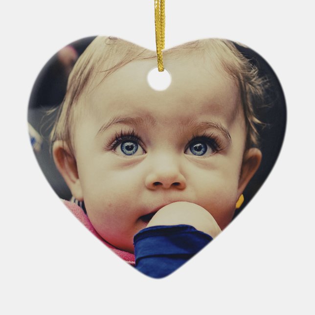 Adorno De Cerámica Cargar tu foto (Frente)