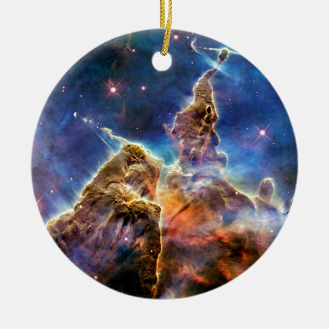 Adorno De Cerámica Carina Nebula Mystic Mountain - Espacio ultraterre (Frente)