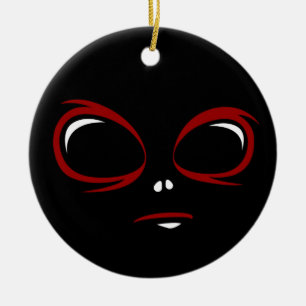Adorno De Cerámica Cariñoso monstruo de cara ovni