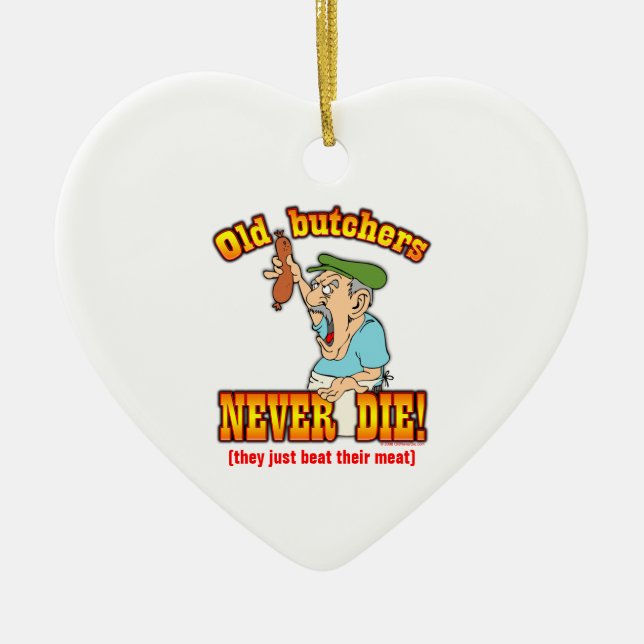 Adorno De Cerámica Carniceros (Frente)