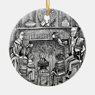 Adorno De Cerámica Carol Navidades: Fundador de la fiesta