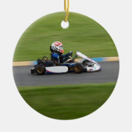 Adorno De Cerámica Carreras de Kart