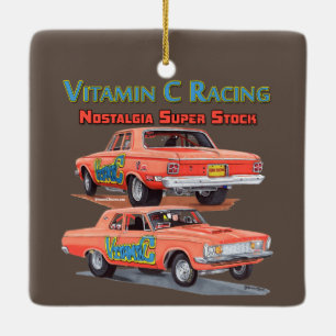 Adorno De Cerámica Carreras de vitamina C