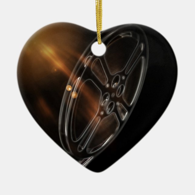 Adorno De Cerámica Carrete video fresco de la película de la (Frente)