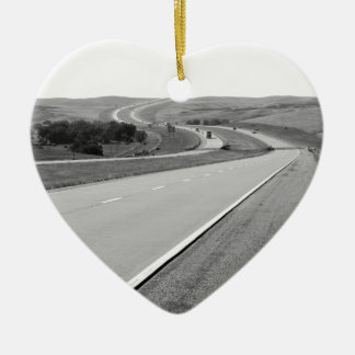 Adorno De Cerámica Carretera con curvas