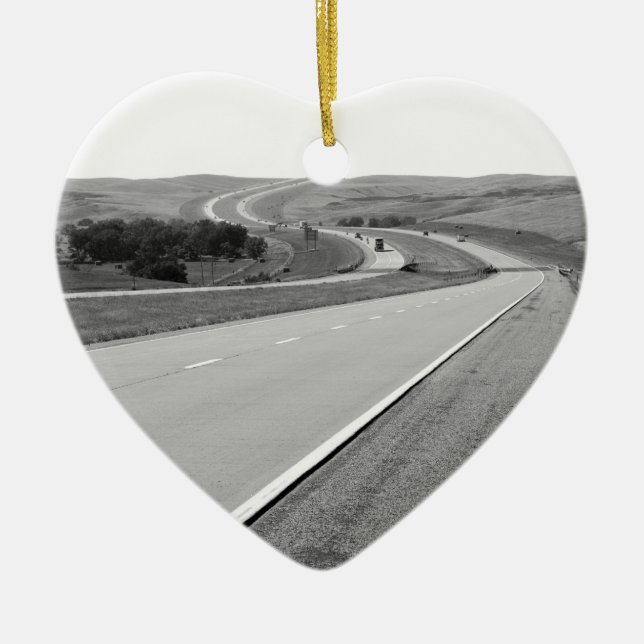 Adorno De Cerámica Carretera con curvas (Frente)
