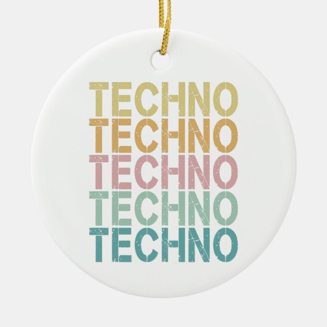 Adorno De Cerámica Carretera de la casa de Techno Lettering (Frente)