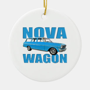 Adorno De Cerámica carro chevy 1963 de la Nova II del longroof