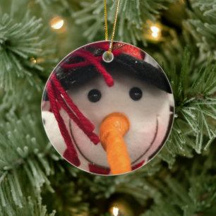 ADORNO DE CERÁMICA "CARROTA NOSOTROS ORNAMENTALES DE NIEVE** Y REGALO
