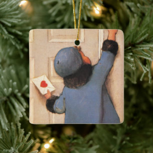 Adorno De Cerámica Carta de amor vintage de Jessie Willcox Smith