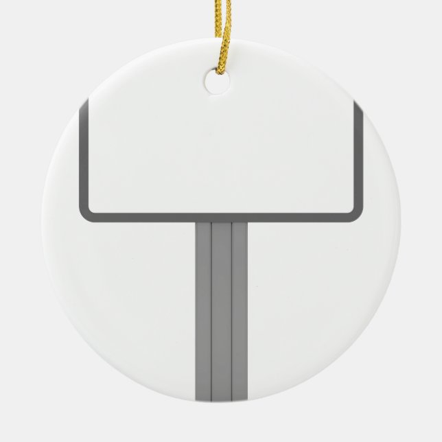 Adorno De Cerámica Cartelera (Frente)