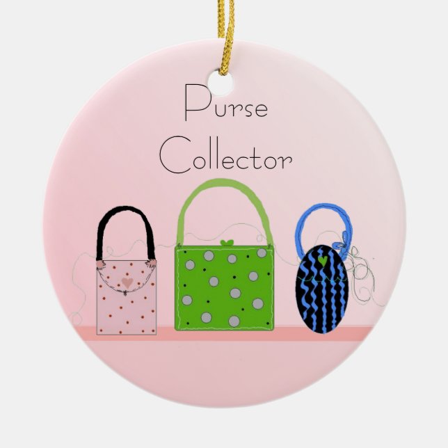 Adorno De Cerámica Carteras (Frente)