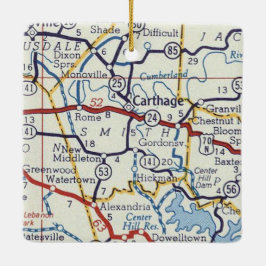 Adorno De Cerámica Carthage TN