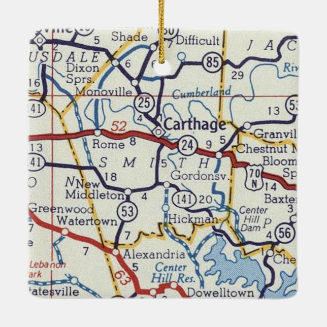 Adorno De Cerámica Carthage TN (Reverso)