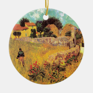 Adorno De Cerámica Casa de campo en Provenza por Vincent van Gogh