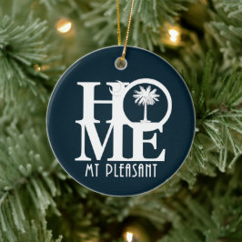 Adorno De Cerámica CASA De Carolina Del Sur