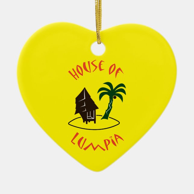 Adorno De Cerámica Casa de Lumpia (Frente)