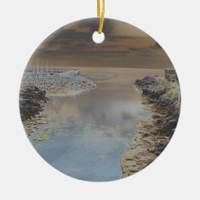 Adorno De Cerámica Casa de luz en Cascais Portugal (Frente)