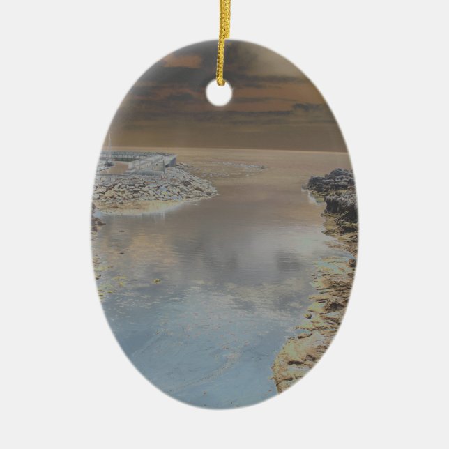 Adorno De Cerámica Casa de luz en Cascais Portugal (Frente)