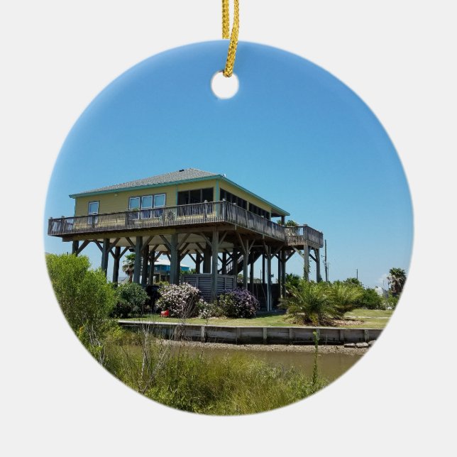 Adorno De Cerámica casa de playa (Frente)