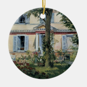 Adorno De Cerámica Casa en Rueil de Edouard Manet