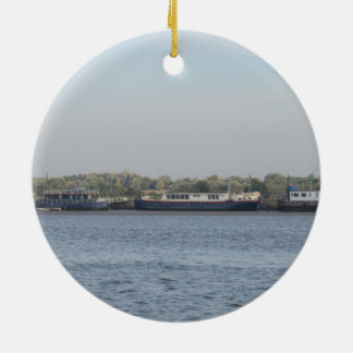 Adorno De Cerámica Casas flotantes