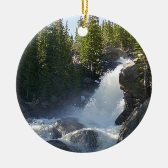 Adorno De Cerámica Cascada Alberta II (Frente)