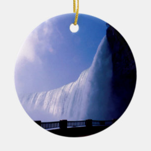 Adorno De Cerámica Cascada Niagara Falls