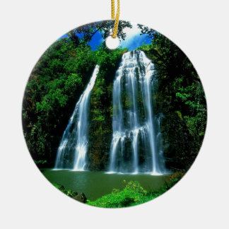 Adorno De Cerámica Cascada Opaekaa Kauai Hawaii