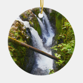 Adorno De Cerámica Cascadas Sol Duc I en el Parque Nacional Olímpico
