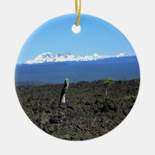 Adorno De Cerámica Cascadas y rocas de lava, O