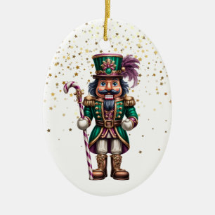 Adorno De Cerámica Cascanueces de Navidad